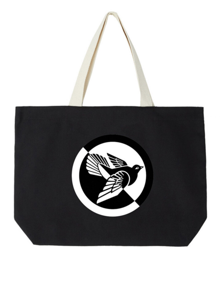 Obey Tote Bag Split Dove Purse Black White One Size Brand New