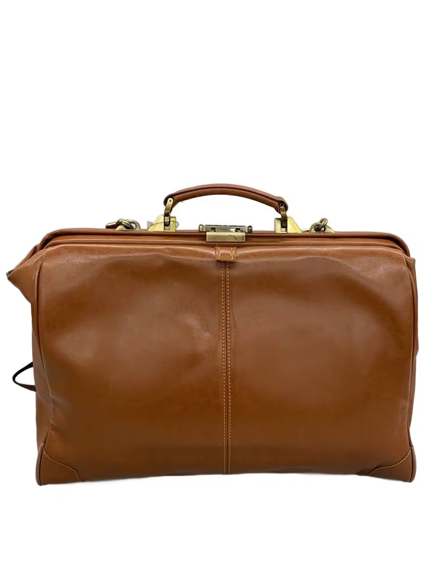 EVERWIN Leather Bag, Brown, Plain