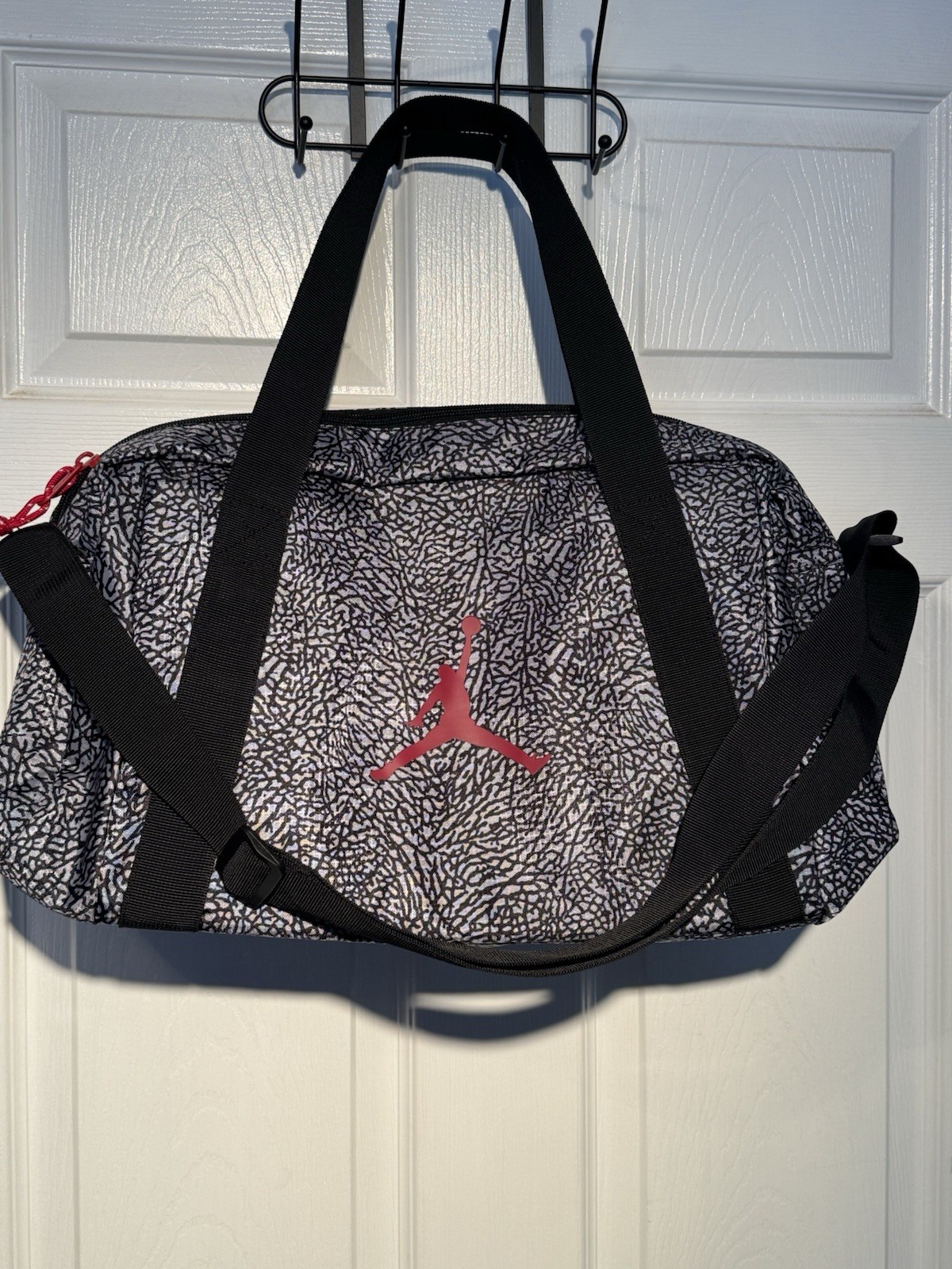 Nike Air Jordan Essentials Duffel Bag, Black Elephant, Print ￼NWOT