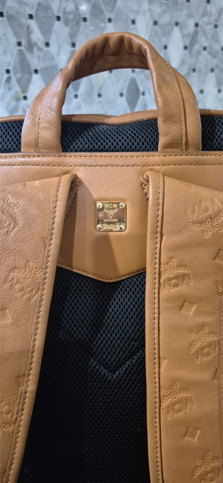 MCM ….. neo duke logo monogram ….backpack