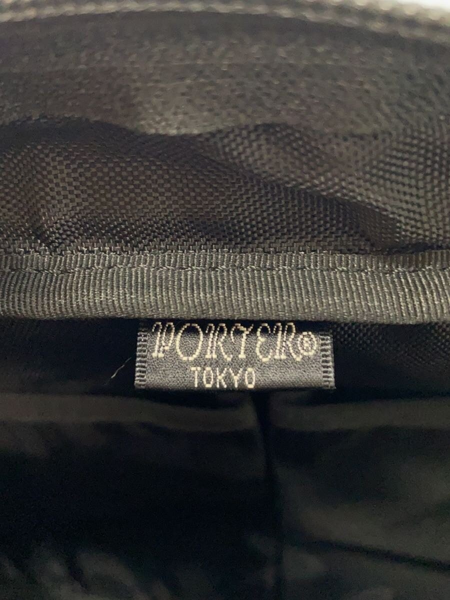Authentic PORTER Nylon Shoulder Bag Black 9cm Depth 22cm Height 27.5cm Width