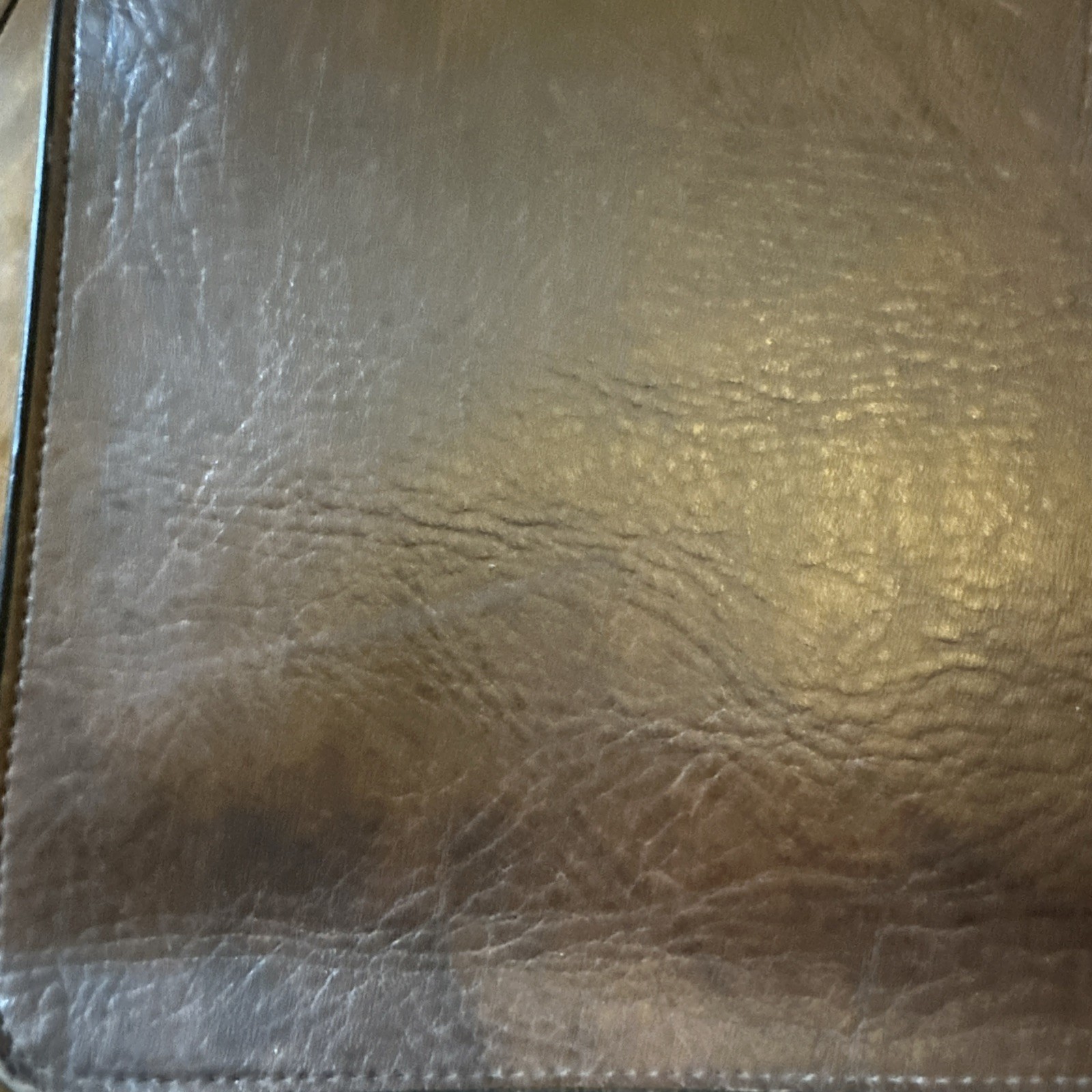 Vintage Pegasus Briefcase Brown Leather Made In USA 17.5 x 12 Inches VG