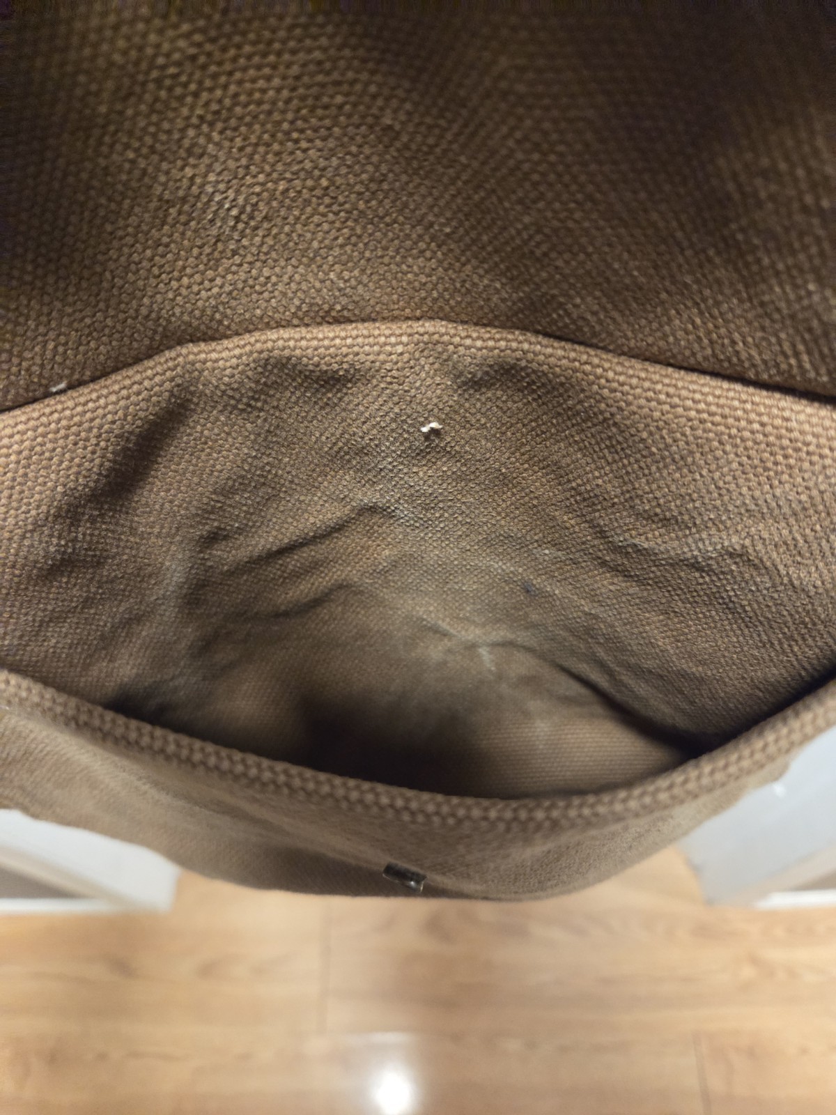 Filson Washed Canvas Cinch Pack | Tan | Made in USA | Discontinued | Rare