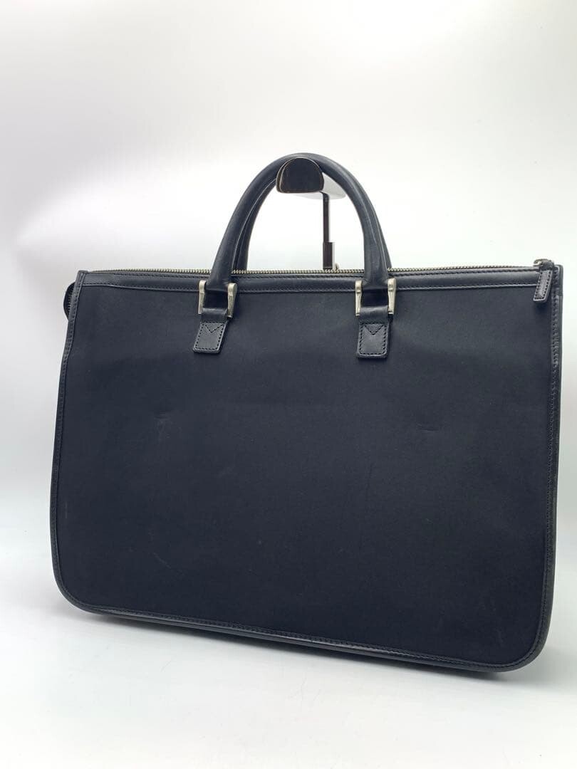 Burberry Black Nylon Nova Check Business Bag Men’s Briefcase Large 42cm 30cm