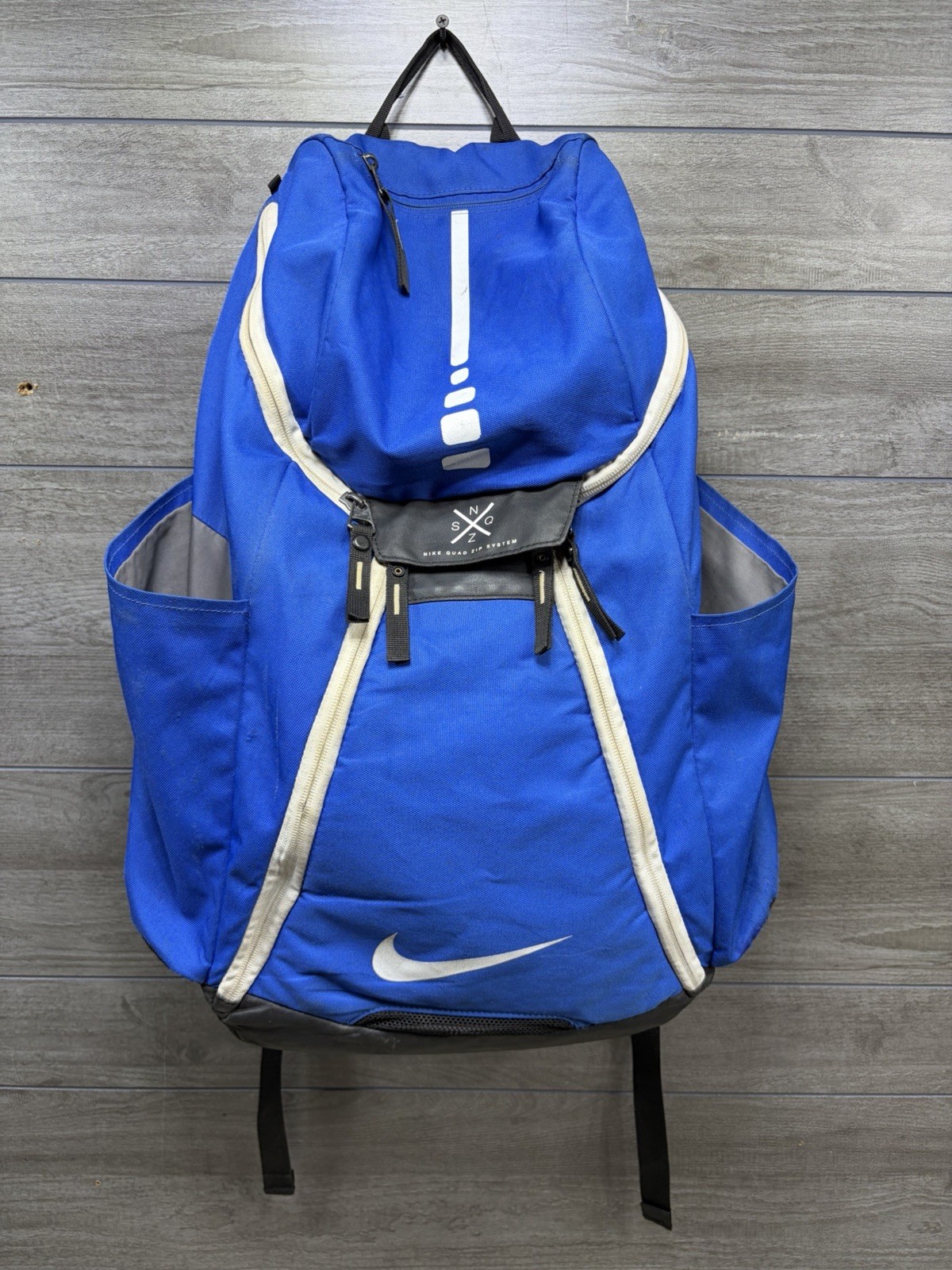Nike Backpack Hoops Elite Max Air Team 2.0 Quad Zip Basketball Royal Blue