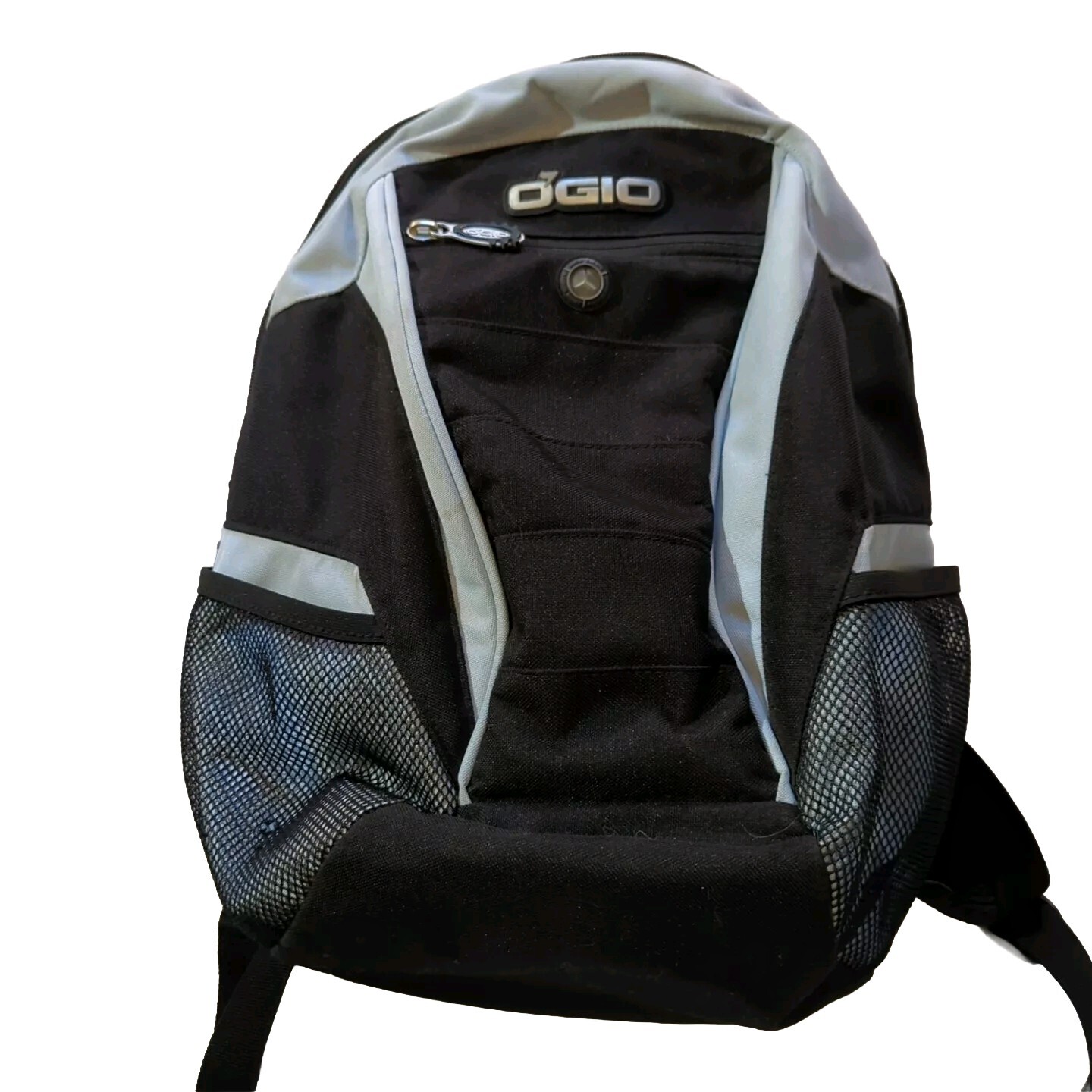 Ogio Backback Vega Black/ Gray With Audio Port Tech Bag Tablet Laptop
