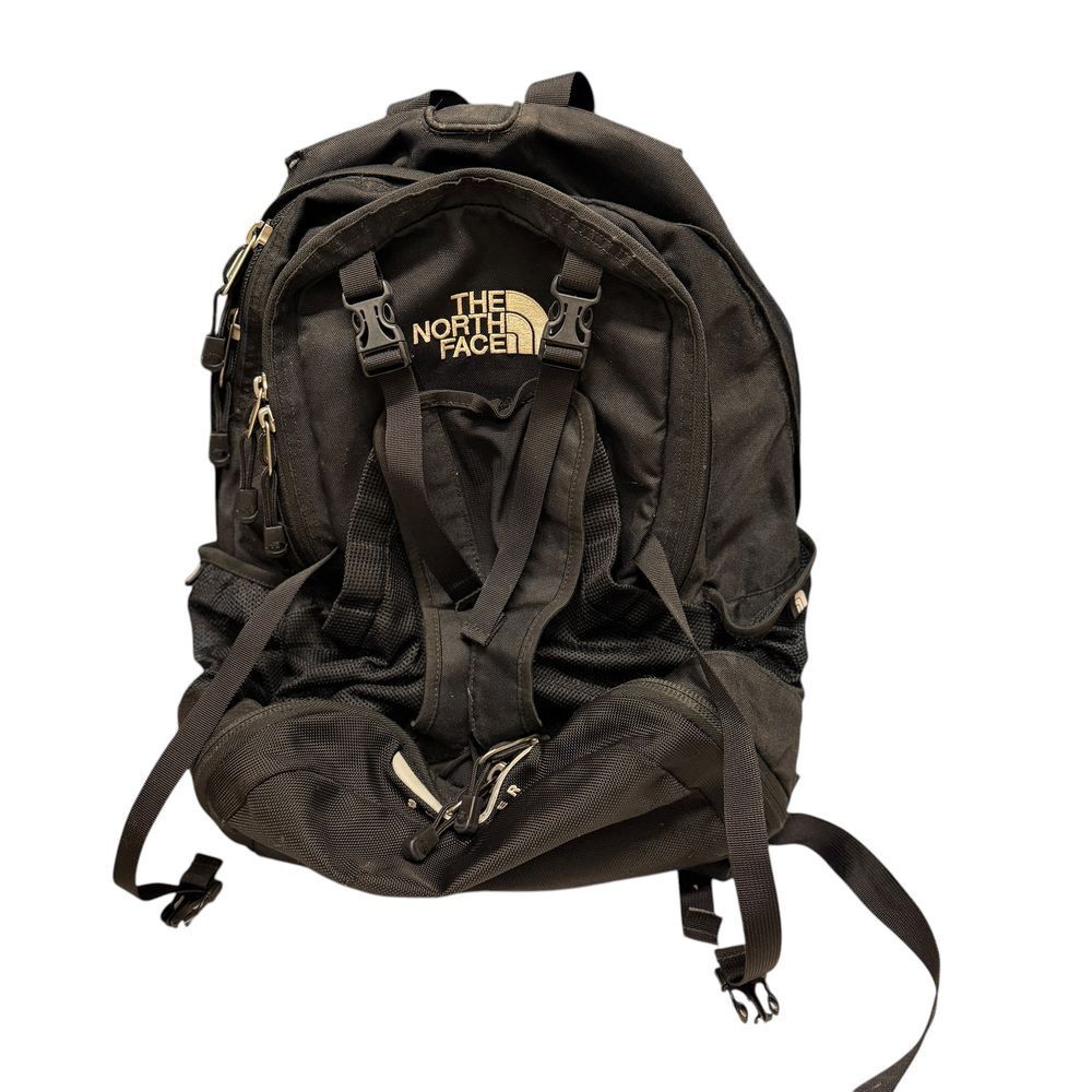 The North Face Black Backpack Daypack Ergonomic Padded Straps Outdoor Adventure