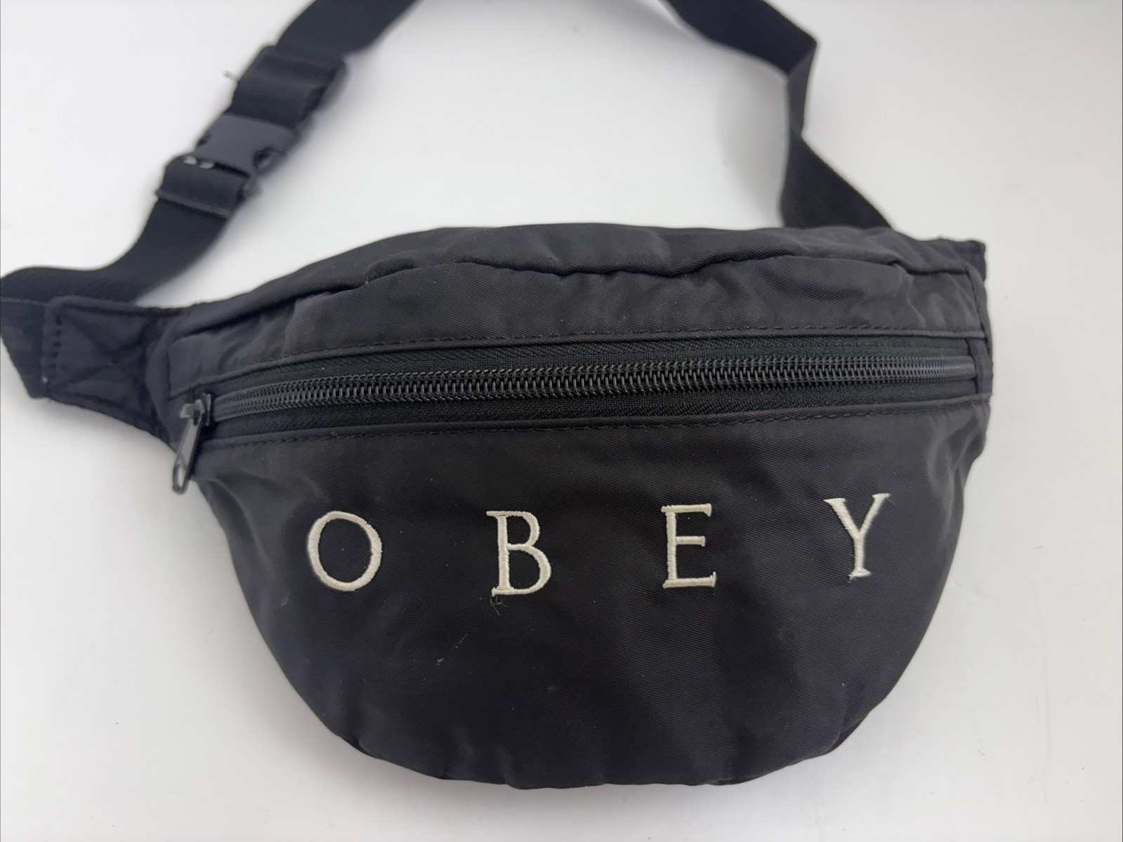 Obey – Dropout Waistpack Black Adjustable Strap Small Size Light Weight Bag