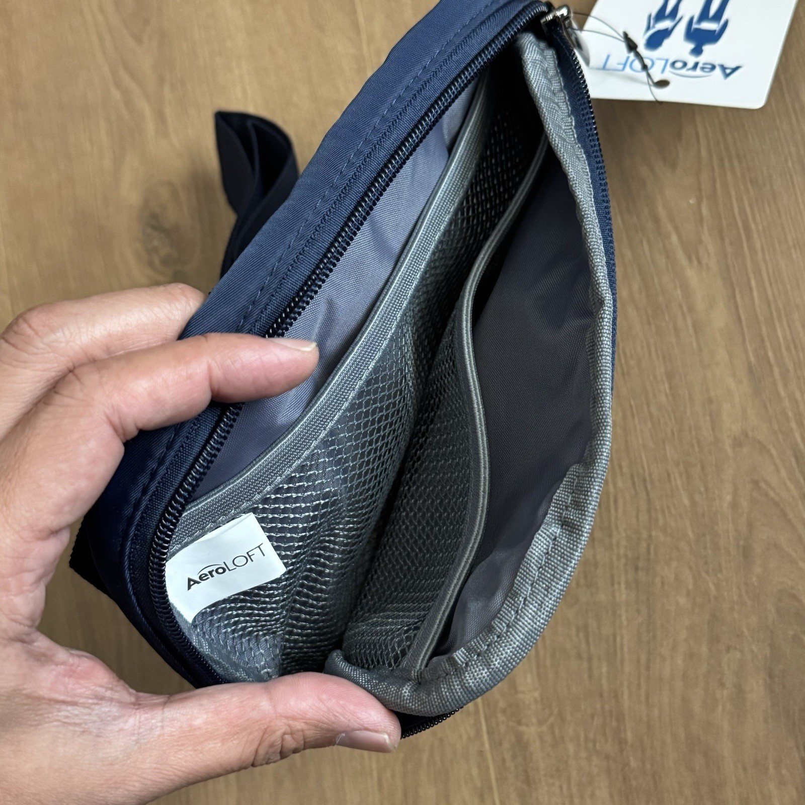 Sony Alpha Camera Event Fanny Pack Waist Belt Bag Navy Blue NWT AeroLOFT Promo