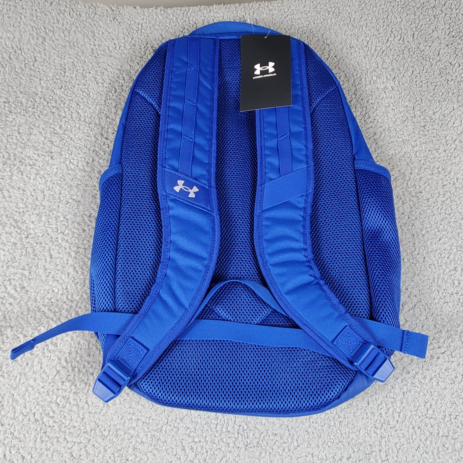 Under Armour Backpack Blue Hustle 6.0 Storm School Laptop Book Bag