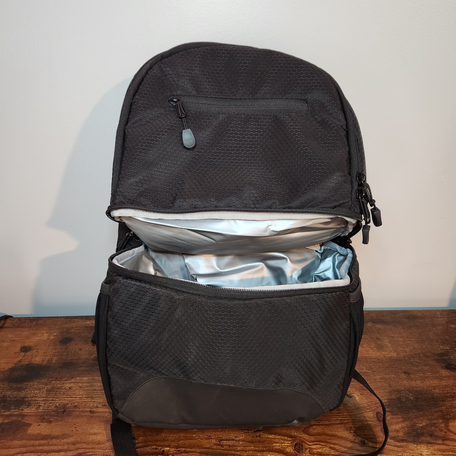 Mier Black 2 in 1 Insulated Cooler Backpack Unisex Men Women Hiking Daypack Bag