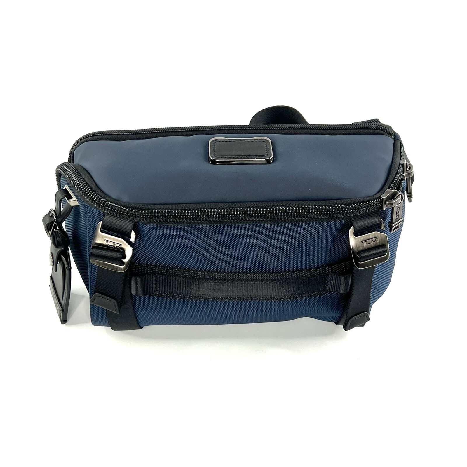 TUMI Alpha Bravo Platoon Sling Navy Blue and Black Shoulder Bag Crossbody