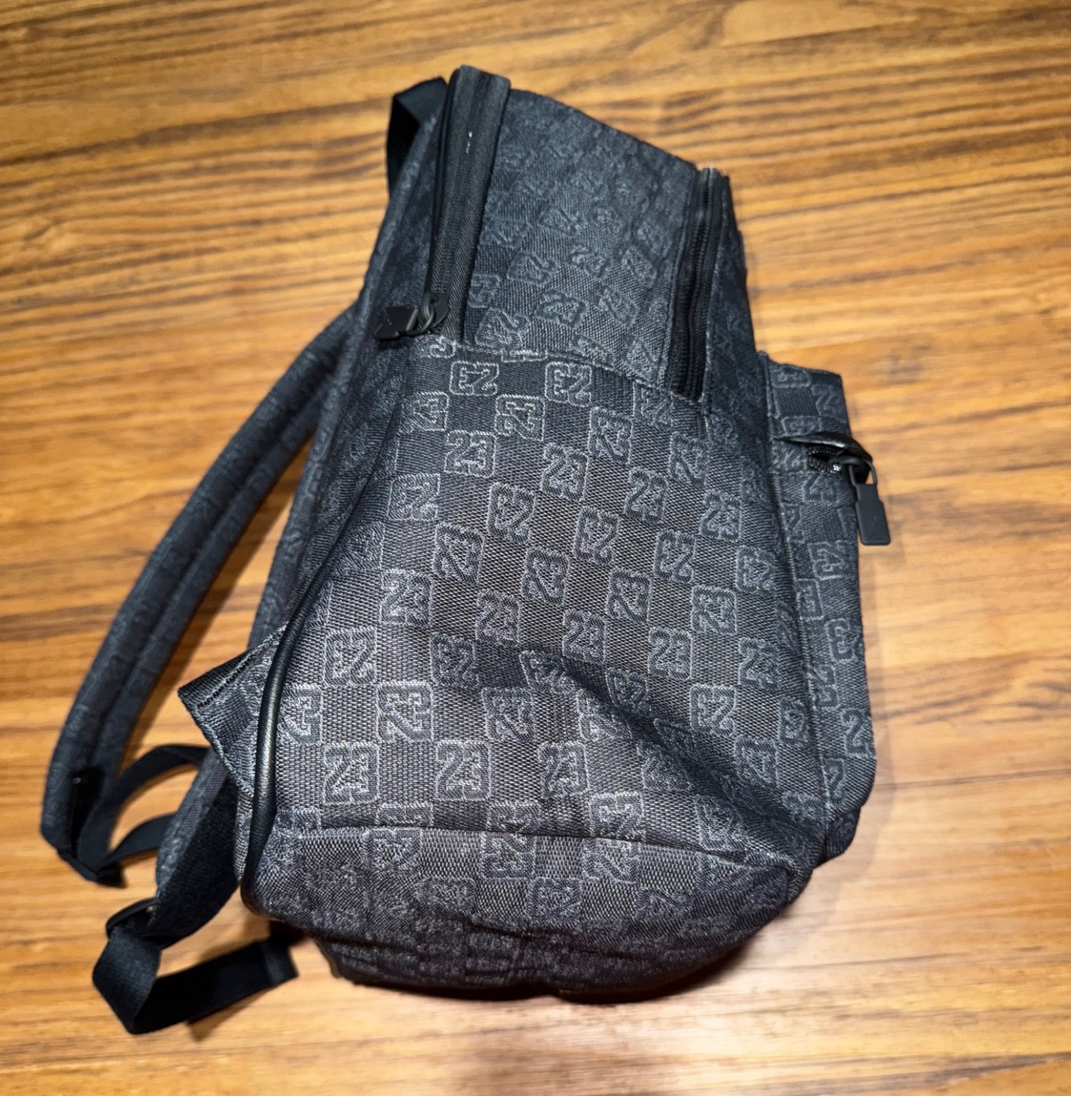 Jordan Air Monogram Backpack 20L New Black Bookbag School Bag MA9155-023 🔥