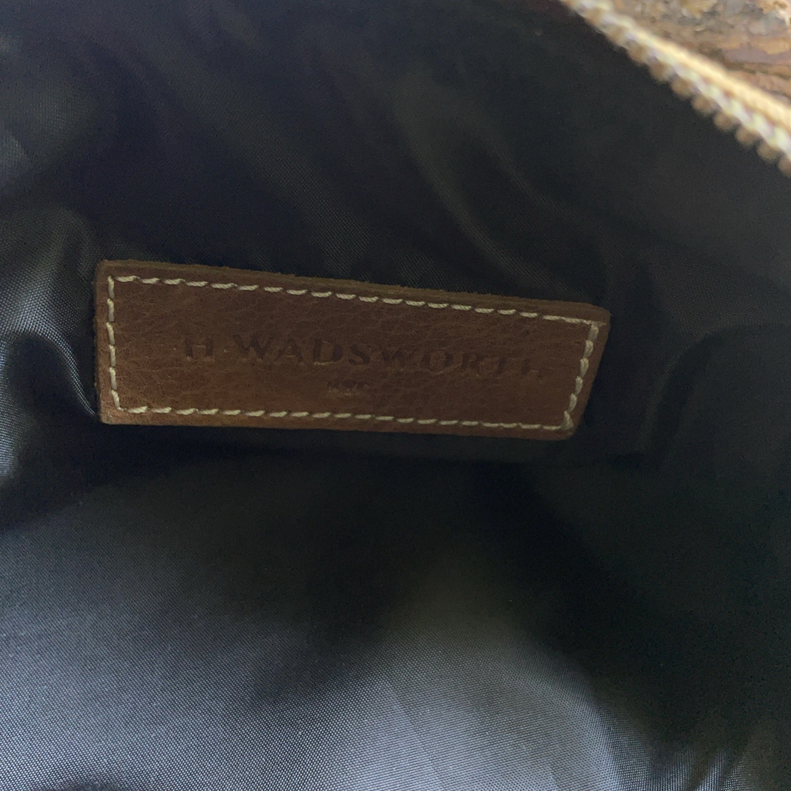 Rutter’s Toiletry Bag Durable Canvas Upper & Branded Leather Base Brand New