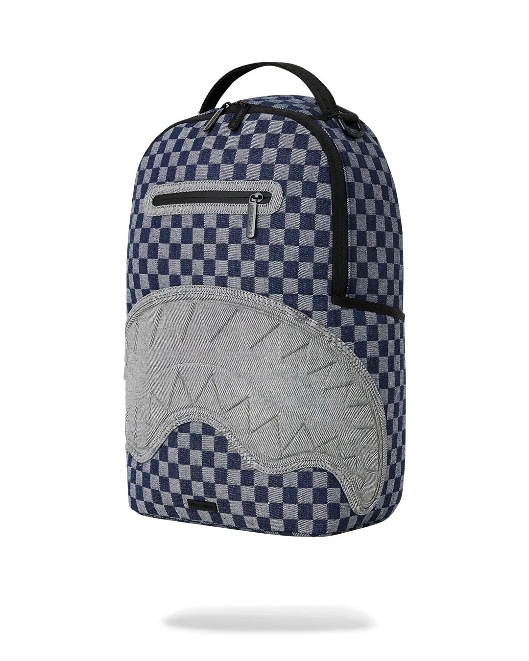 Sprayground ATELIER BLEU Backpack🔥New Blue Check Knit Travel Bookbag School Bag