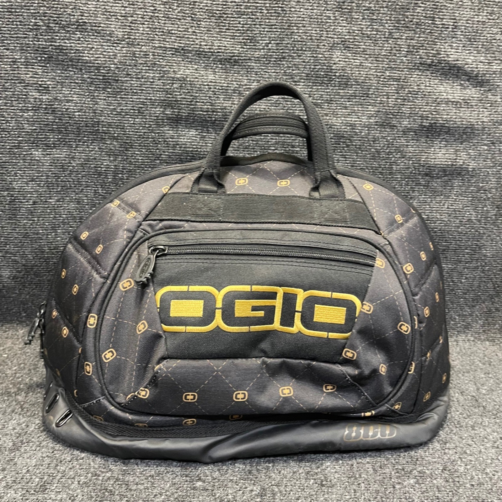 OGIO Head Case Black/Gold Motorcycle Helmet Quilted Padded Storage Travel Bag