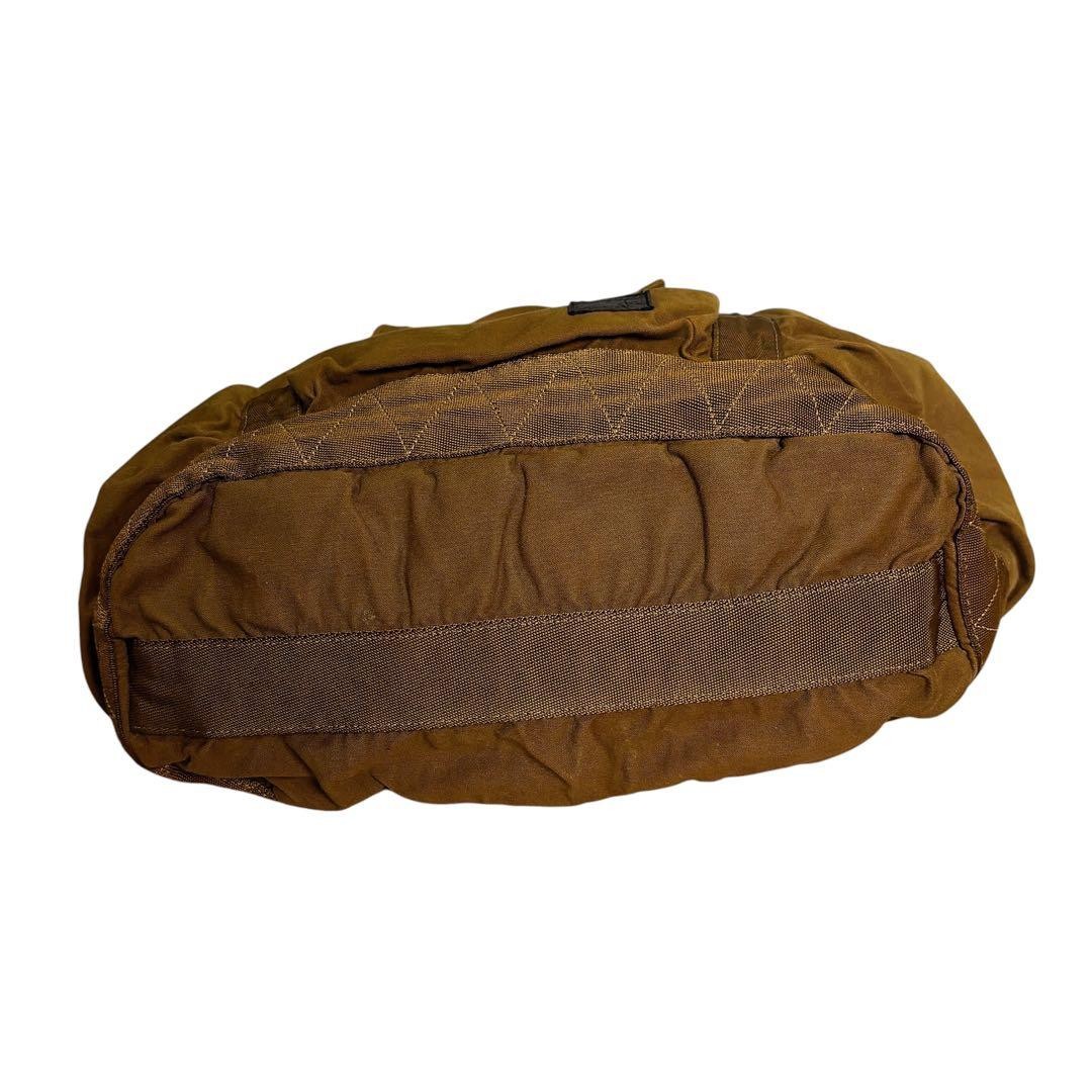 Authentic Yoshida Kaban PORTER CRAG Tote Bag Coyote Nylon Cotton, 35x41cm, Sligh