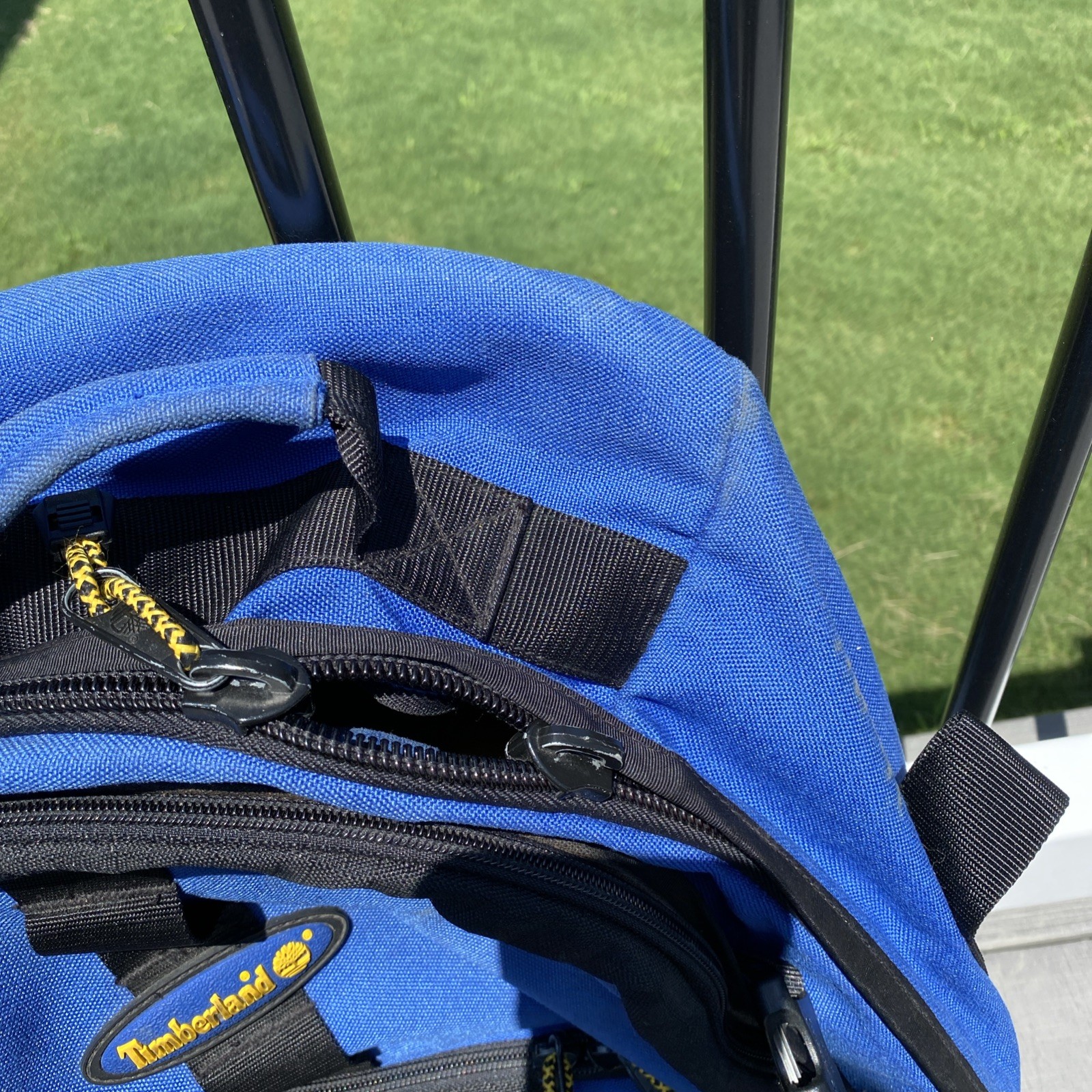 Timberland Backpack Outdoors Hiking Bag Blue Black Men’s