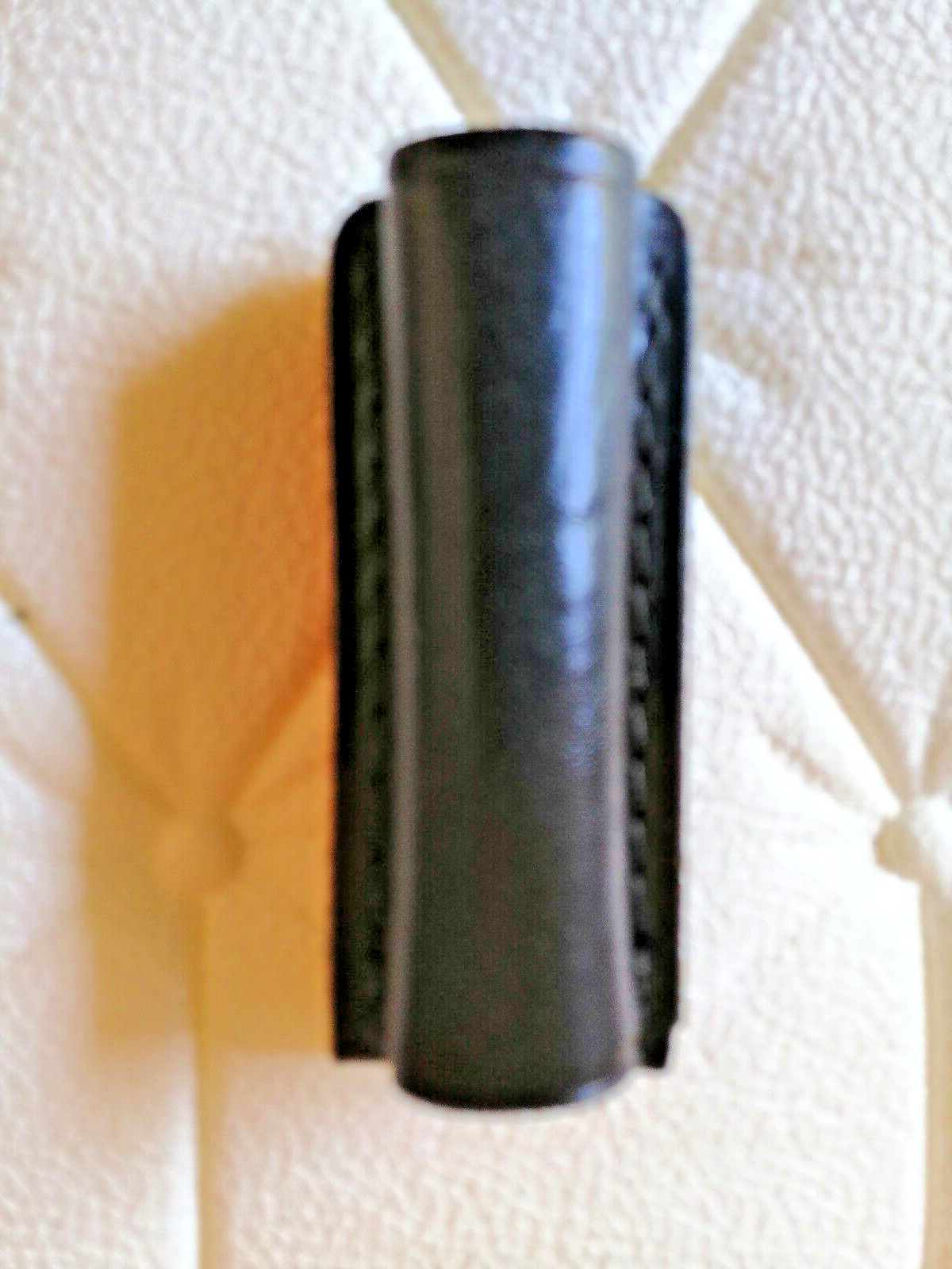 Men’s Leather Original MiniMAG Lite Holder 10 x 4 cm Security Black 90s