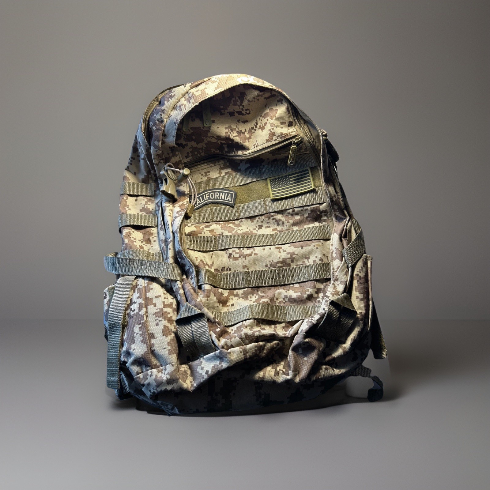 East West U.S.A. Backpack Casual Camo Daypack – Read Description