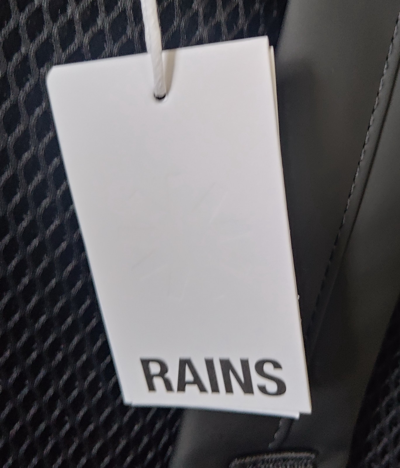 RARE Rains Trail Rolltop Backpack W3 Black Unisex Kraken Logo 14320