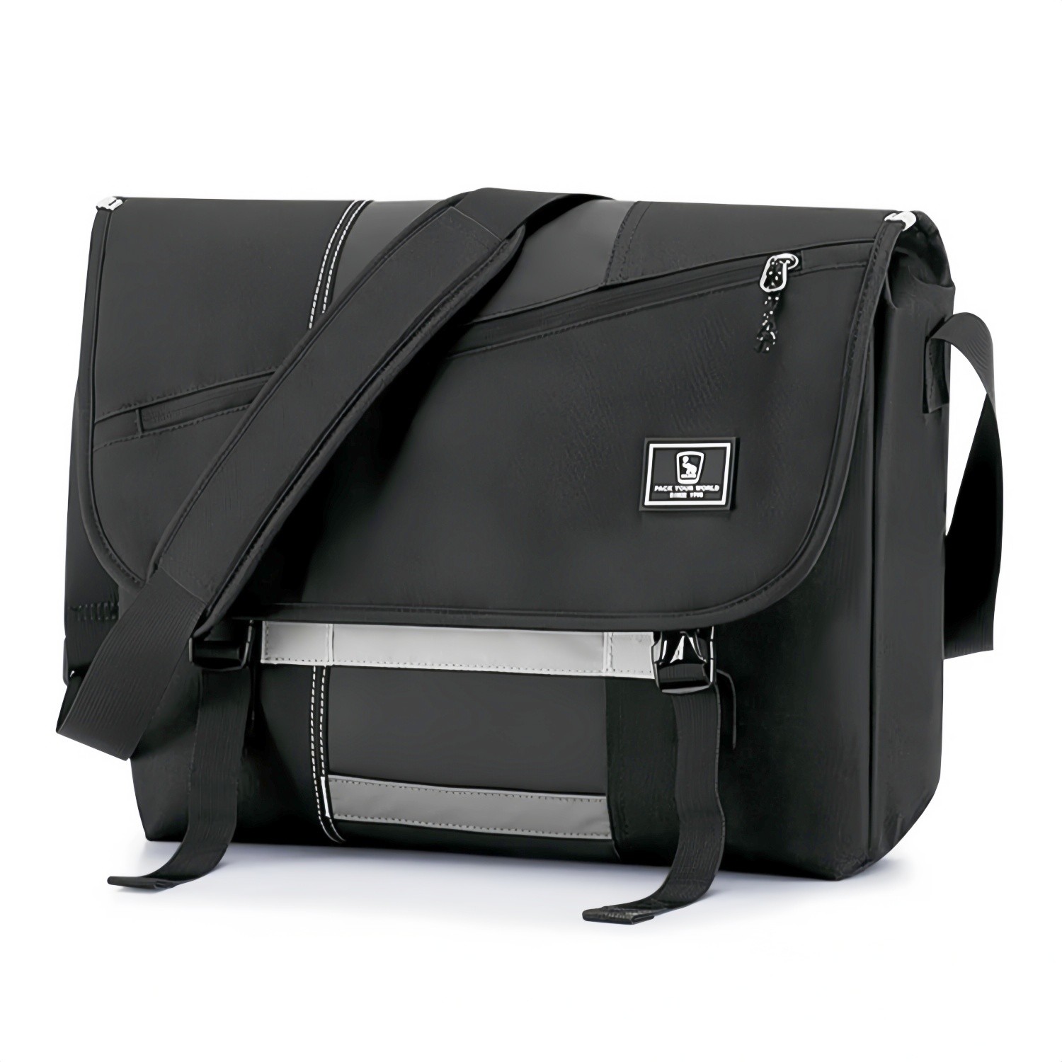 OIWAS 14″ Laptop Messenger Bag Men Crossbody Bag School Satchel Shoulder Bag US