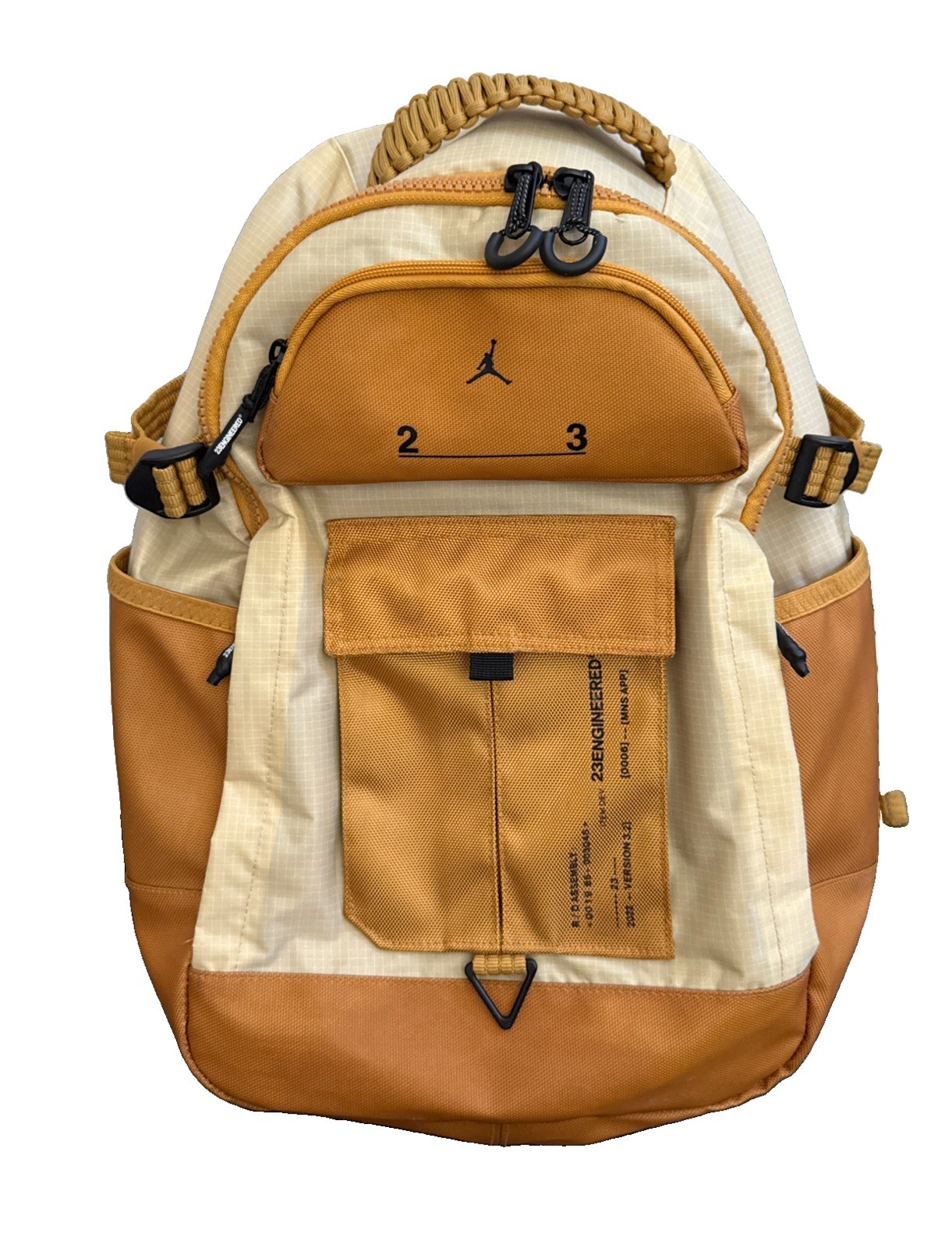 Jordan 23 Engineered (23E) Backpack Tan Gently Used, Great Condition