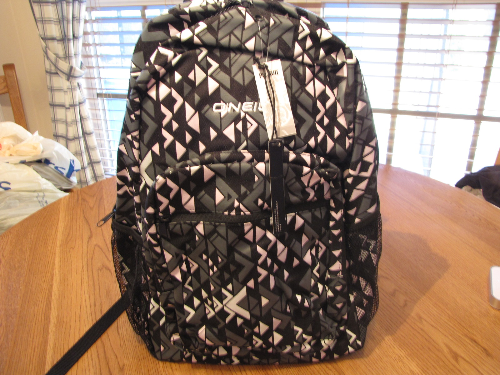 O’Neill girls juniors back pack backpack book bag NEW NWT pink black grey gray