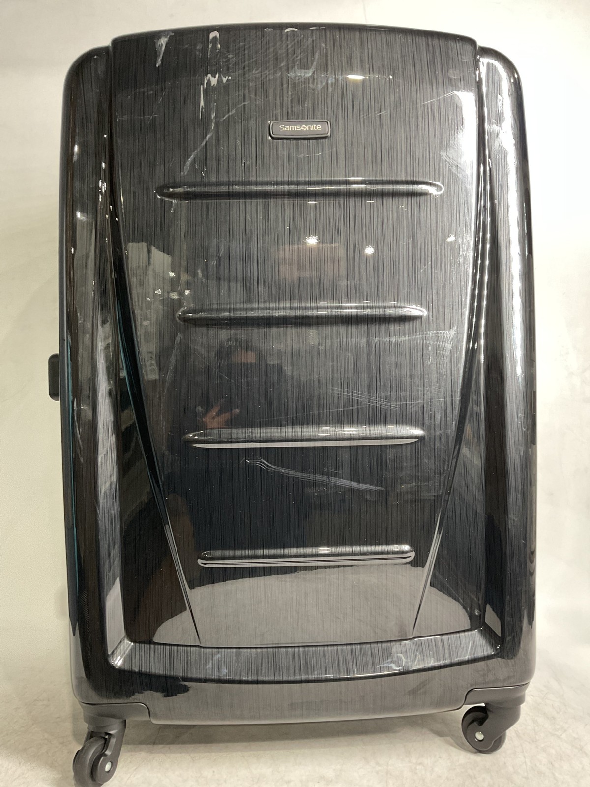 Samsonite Winfield 2 Hardside Luggage Brushed Anthracite Checked Large 28 In U26