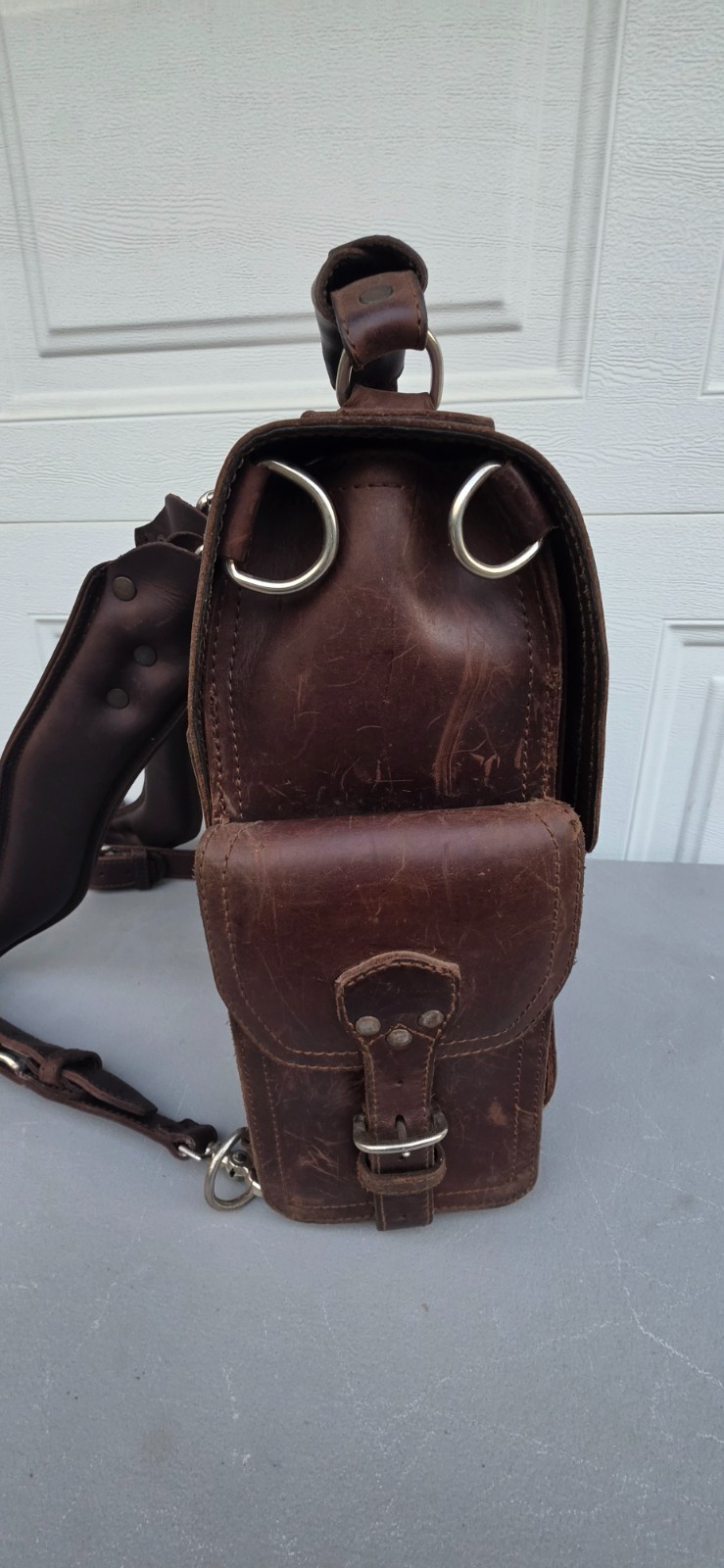 Saddleback Leather Dark Coffee Brown Tank Backpack