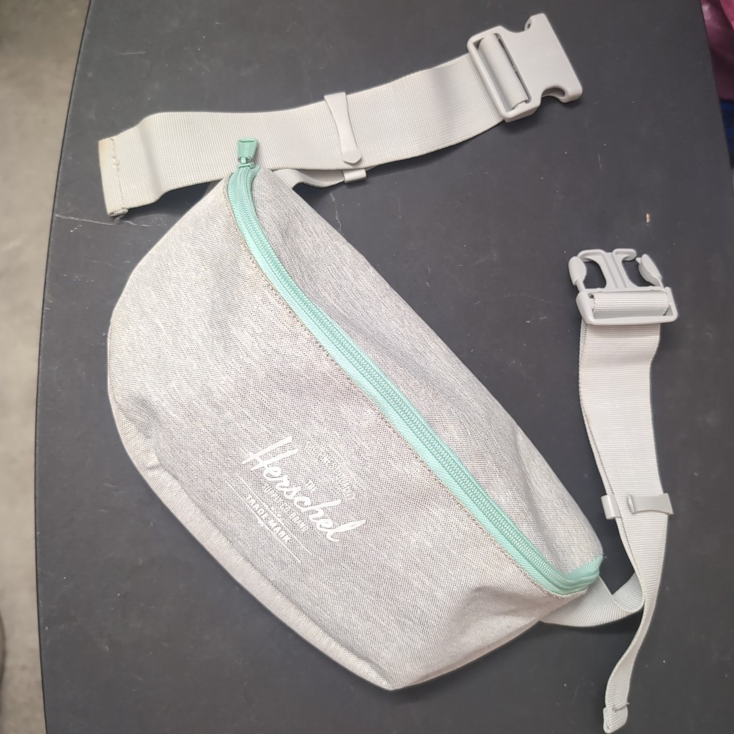 Sixteen Hip Pack in Light Grey Crosshatch by Herschel Supply Co.