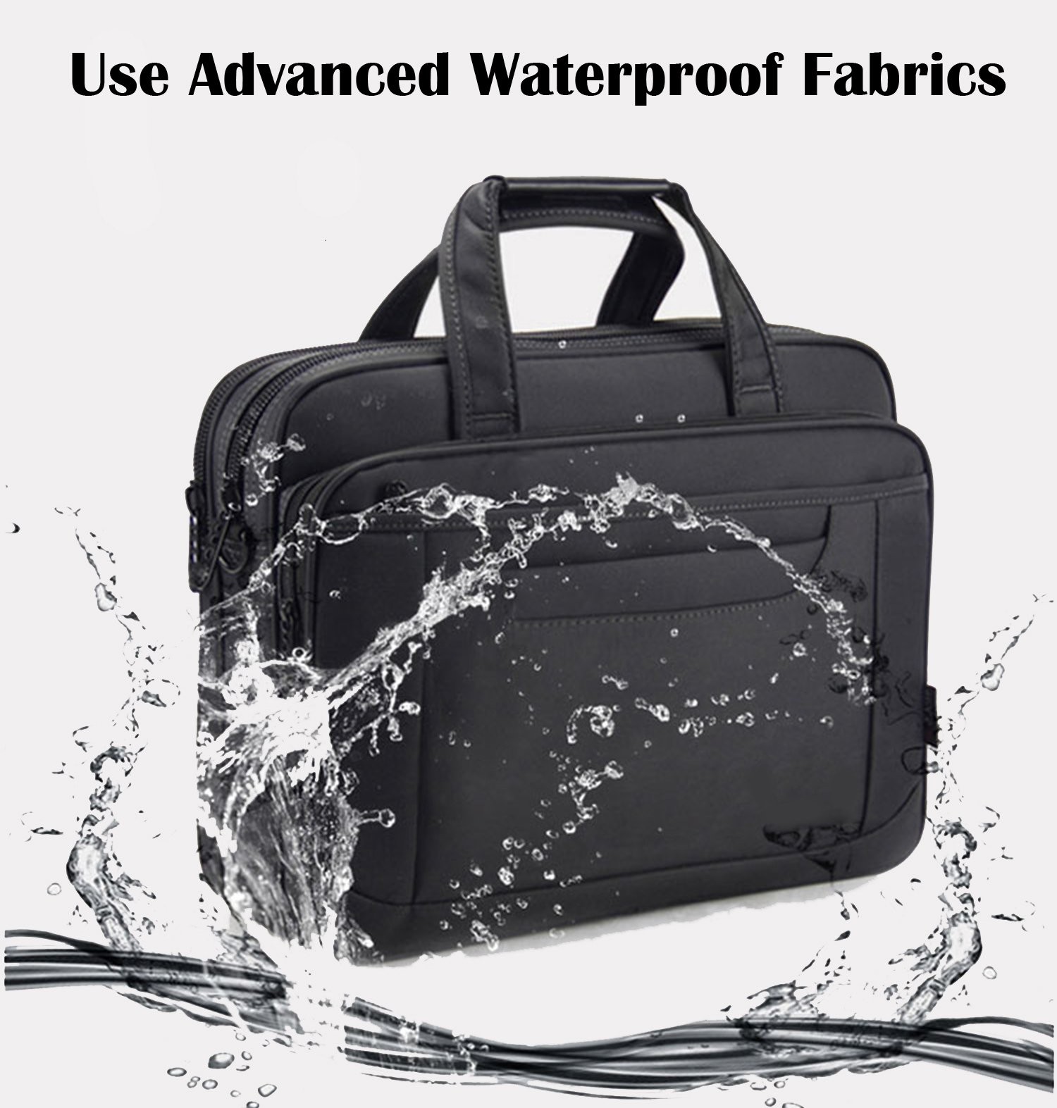 Briefcase Bag 15.6 Inch Laptop Messenger Bag Business Office Bag for Men Women