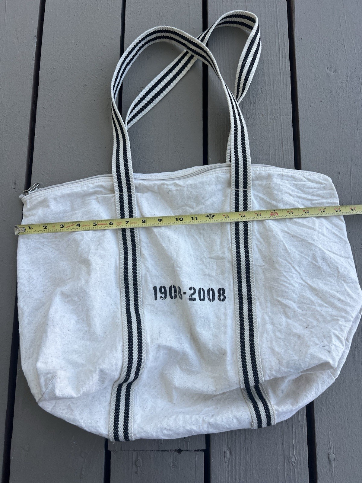 John Varvatos Dark Gray Canvas Weekender Tote Bag w/Strap.