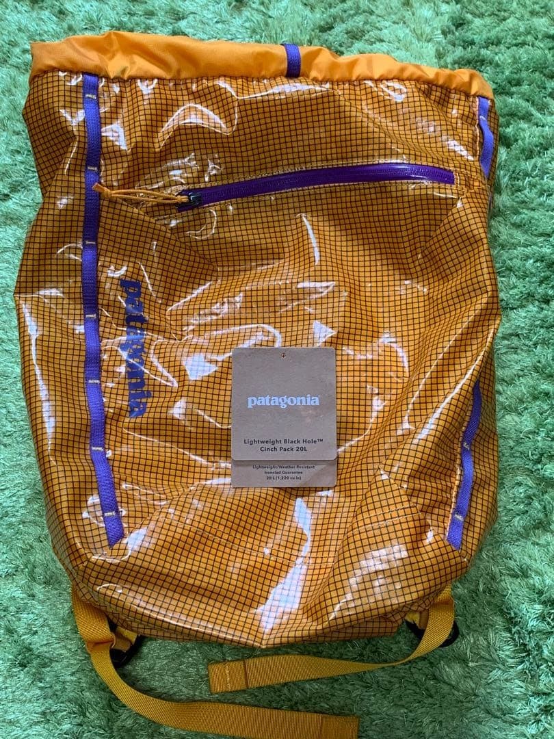 Patagonia Lightweight Black Hole Cinch Pack 20L orange Fair
