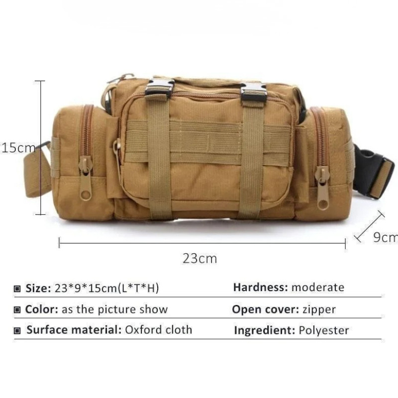 Outdoor Backpack Hunting Waist Pack Waist Bag Camping Hiking Pouch Chest New
