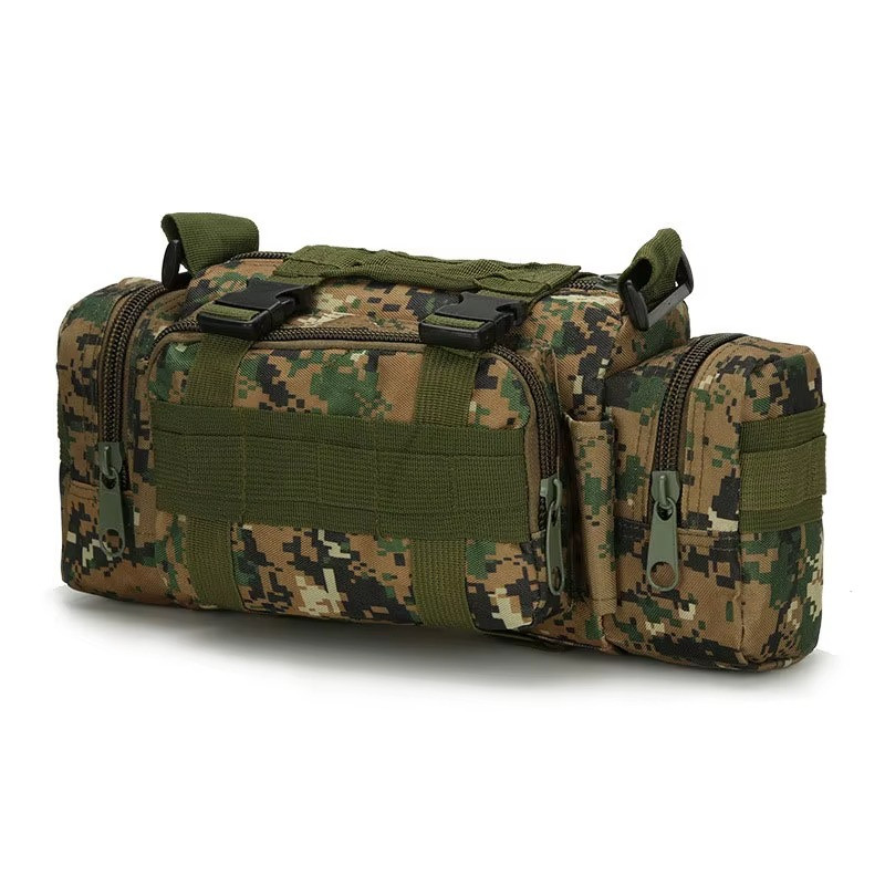 Tactical Military Chest Fanny Shoulder Waist Bag Hunting Bike Molle Camping Pack