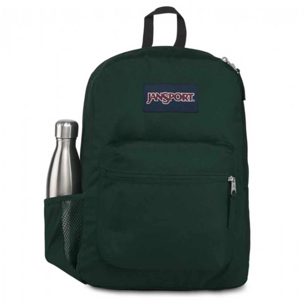 JanSport Cross Town 100% Authentic School Backpack With Front Pocket 13×8.5×17