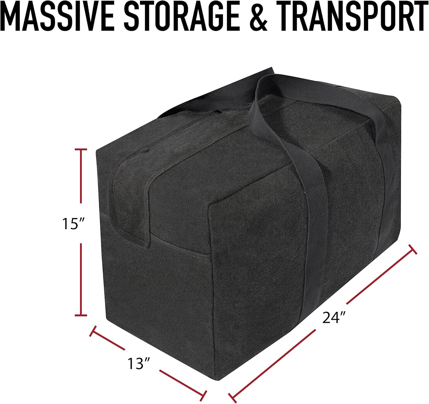 Canvas Parachute Cargo Bag – Extra Large Travel Duffle Bag with 75L Capacity