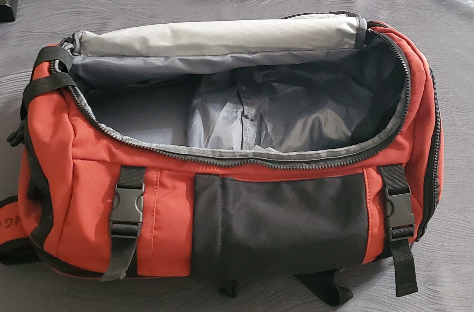 OG CAKE Backpack/Duffle Bag Zip Pockets Maroon Black Carry On