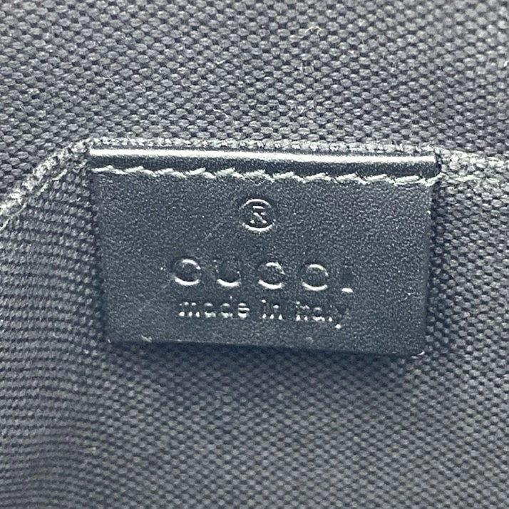 Gucci GG Supreme Clutch Bag 475316 black used