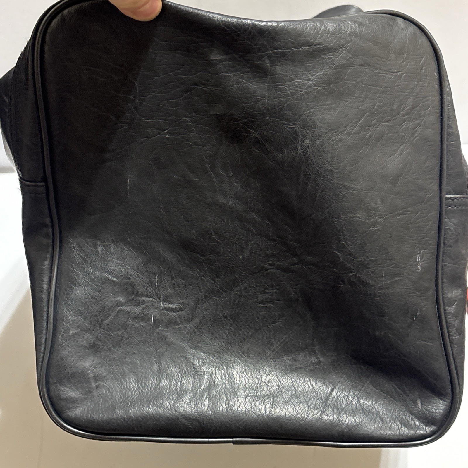 Snap-On Tools Duffle Bag Pleather Travel Gym Gear Tool Promo Rare Duffel