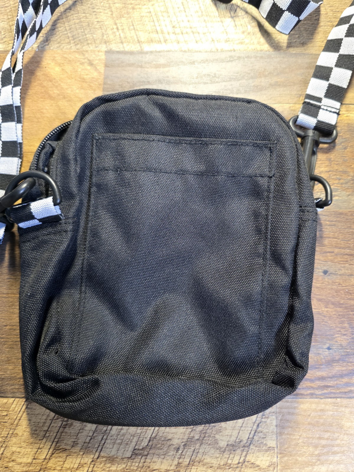VANS small Go Getter Cross-Body Shoulder Bag Purse Black & White Checker
