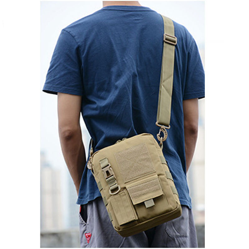 Outdoor Tactical Messenger Bag Hiking Camping Waterproof Pack Shoulder Strap Bag