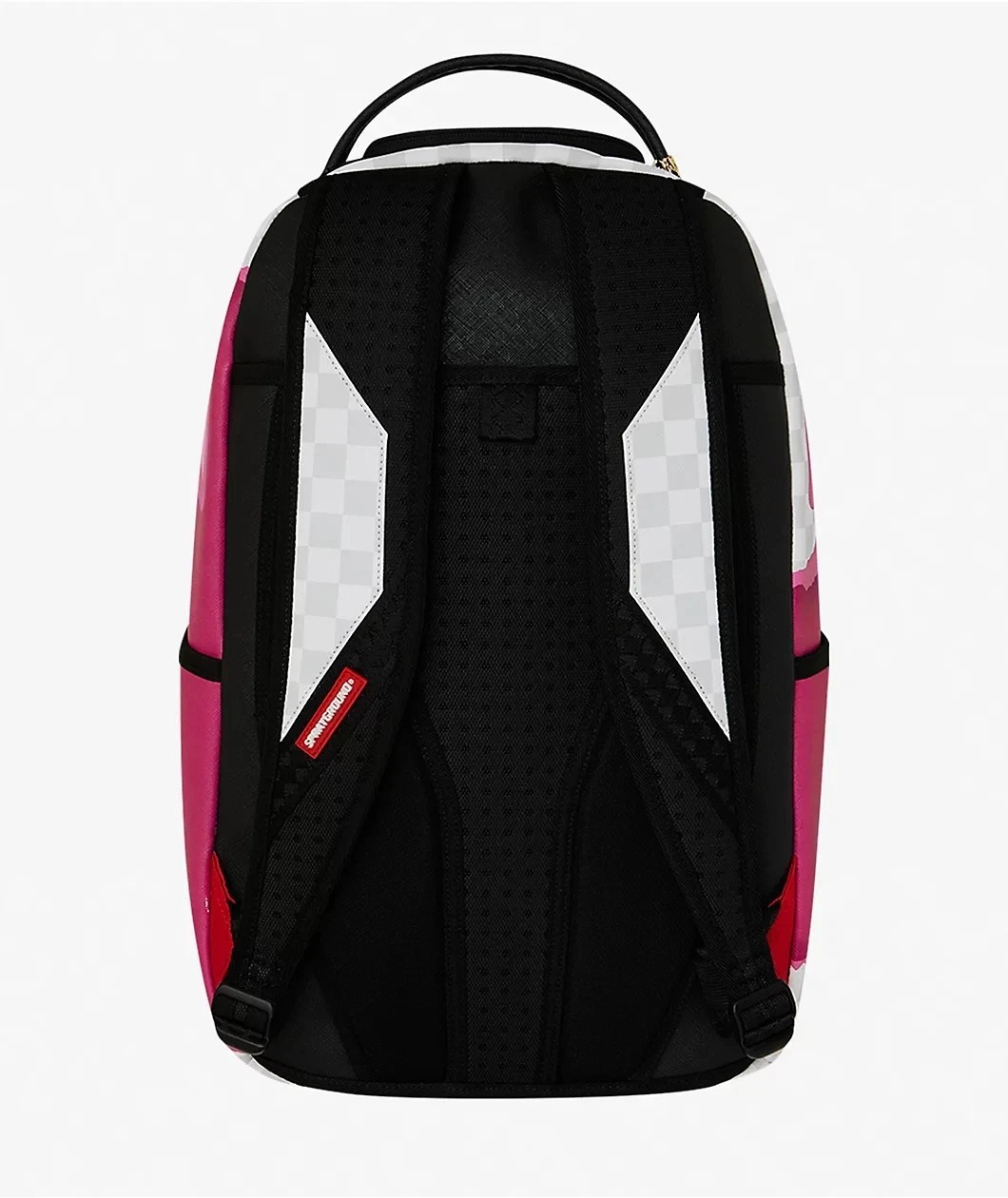 🔥🔥 Sprayground 3D Pink Tear BackpackNew Black Bookbag Large School Travel Bag