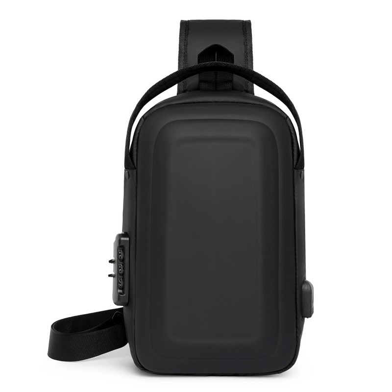 Premium Anti-Theft Sling Backpack with USB Charging Port – Waterproof Oxford –