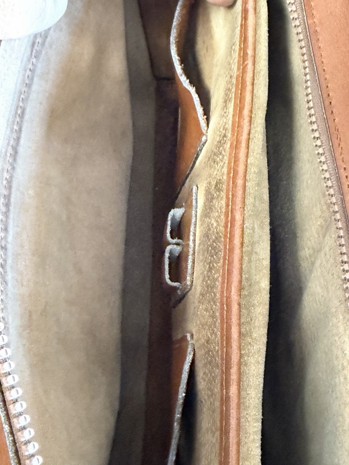 Vintage Jack Georges Brown Leather Messenger Briefcase Double Handle 16.5” Wide