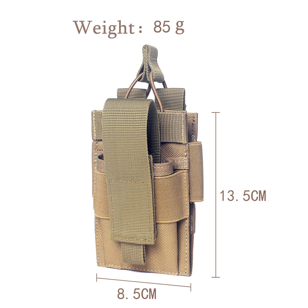 Tactical Nylon Universal Mobile Phone Case Bags MOLLE Waist Belt Backpack Pouch