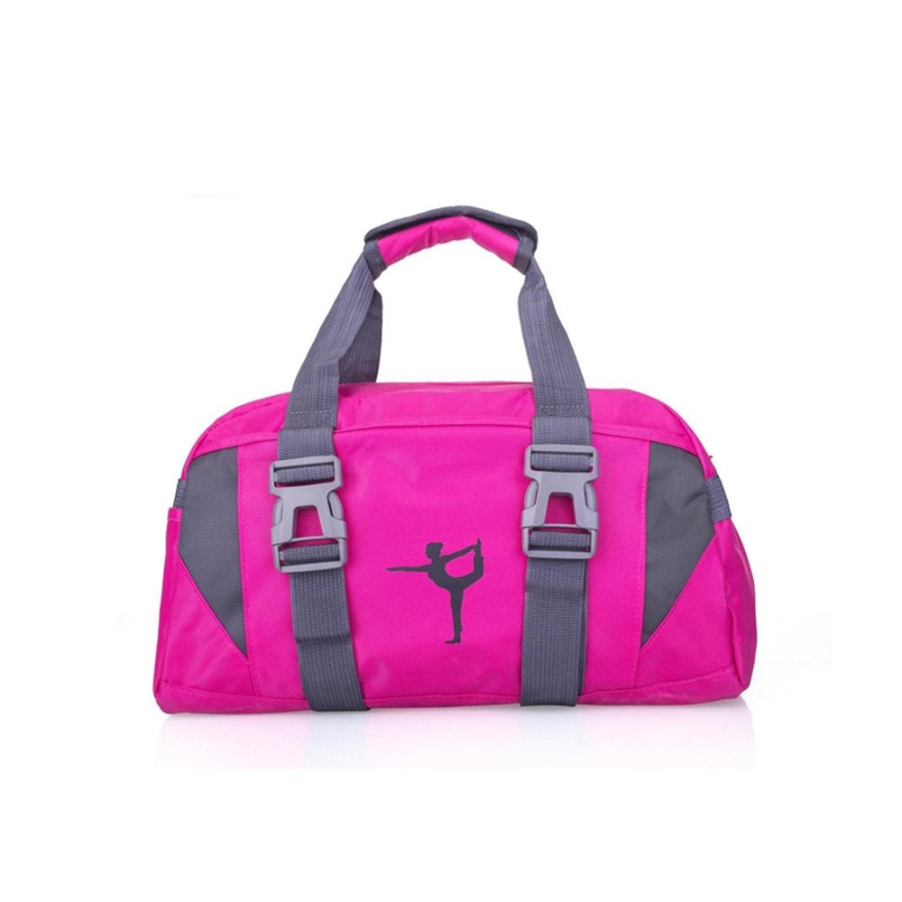 Small/Large Dance Duffle Bag For Girls Sport Gym Bags For Yoga Bag (Rose, Large)