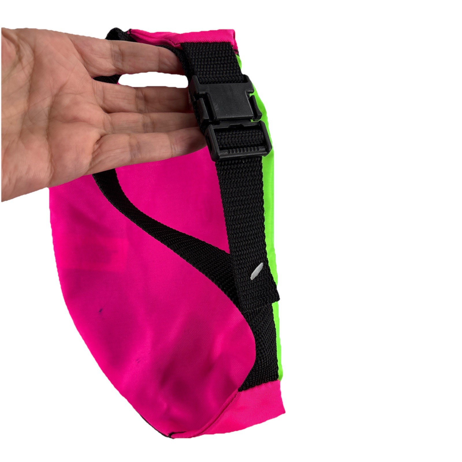 80s – 90s Vibes Fanny Pack Belt Bag Retro Neon Totally rAD! Unisex! Minor Defect