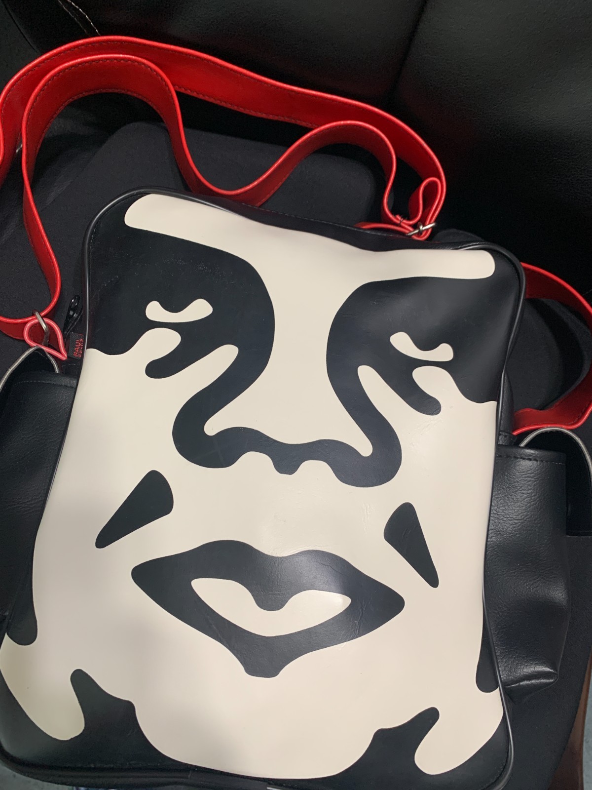 Vintage Obey Giant Andre Shoulder Bag Art Shepard Fairey circa 1999